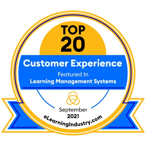 eLearning Industry Top 20 LMS CX 2021