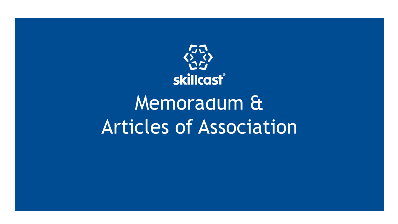 Memorandum & Articles of Association