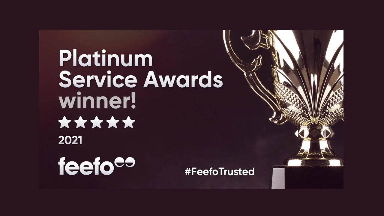 Feefo Platinum Service Award