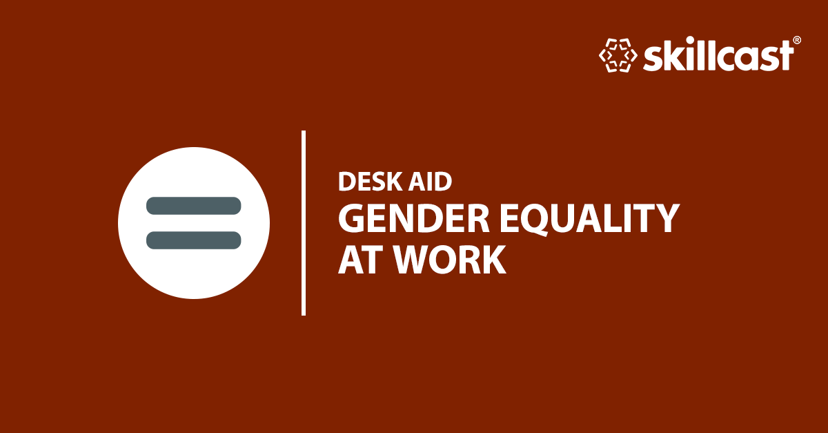 Desk Aid Gender Equality