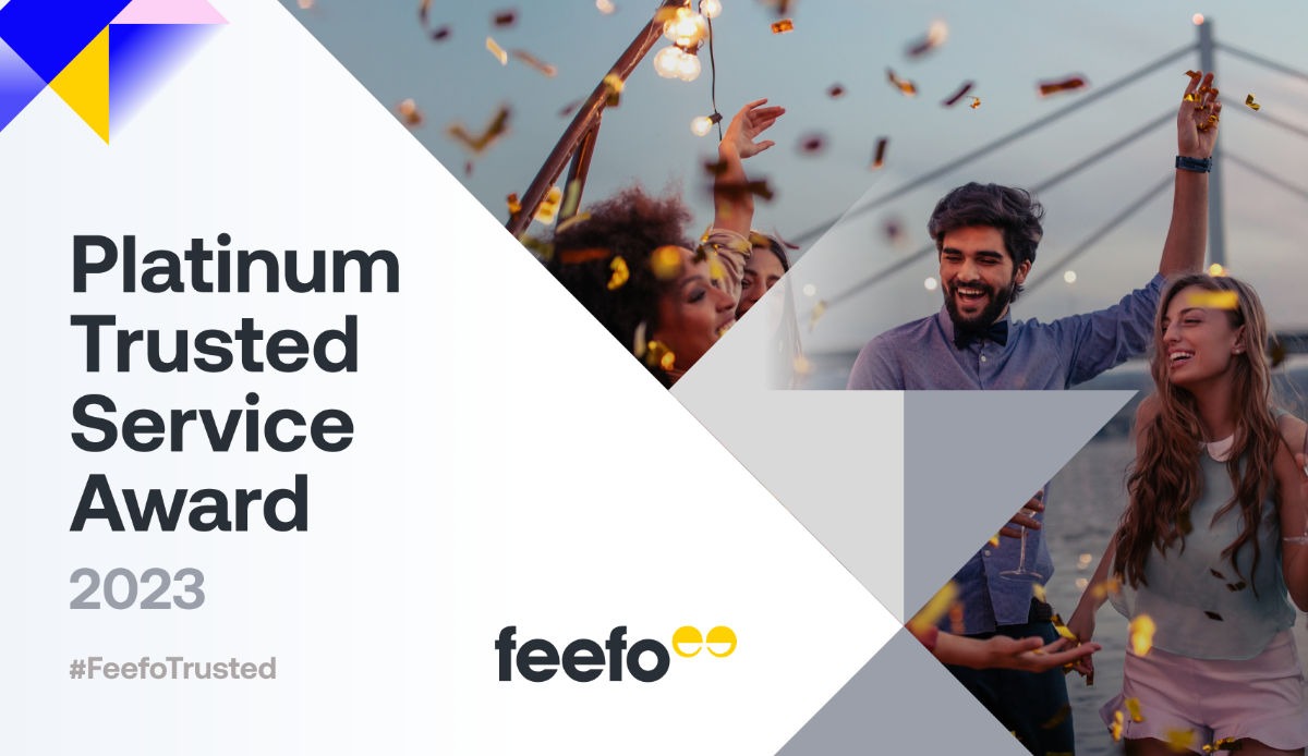 Feefo Platinum Service Award 2023