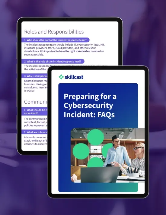 FAQs - Preparing for cyber incident - web p